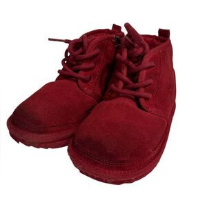 UGG Kids Red Suede Boots EUC